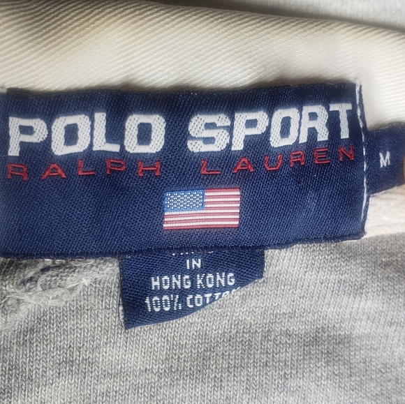 Polo Ralph Lauren Vintage Polo Sport PRL Size Medium 90s - Picture 4 of 4